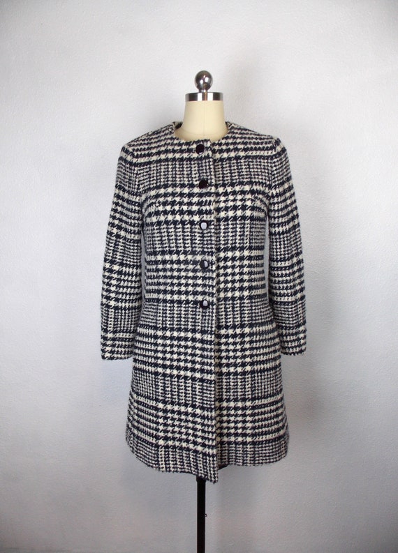 R.E.D. Valentino Houndstooth Plaid Skirt Suit Two 