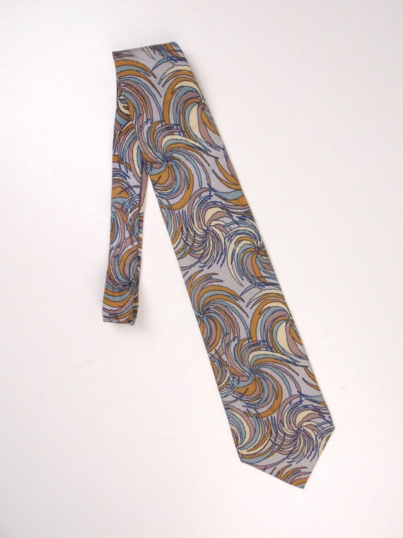 1990's JHANES BARNES Silk Necktie