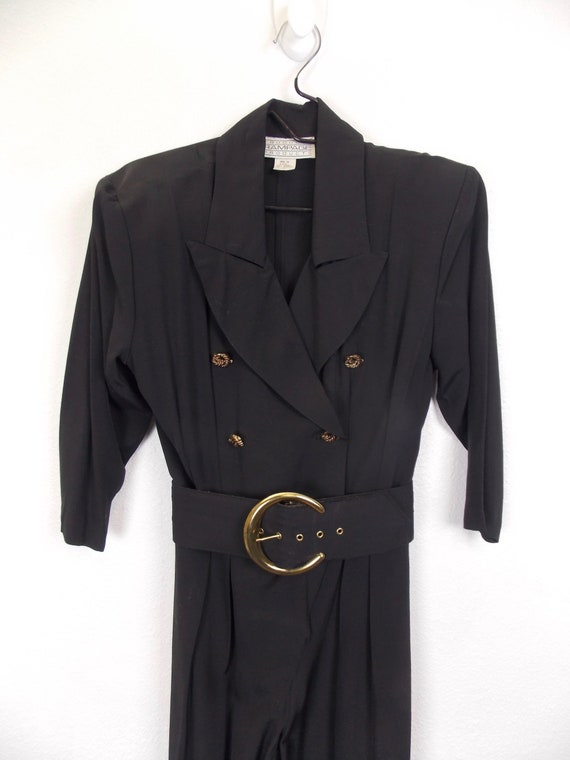 Combinaison (tailleur Pantalon) Noire Rampage - Blazer Taille M, Pantalon Taille 5 - Occasion Très Bon état