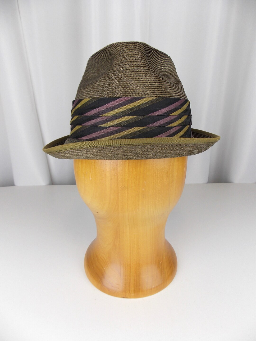 Men's Vintage Fedora Hat 1950's 1960's Dobbs Etsy
