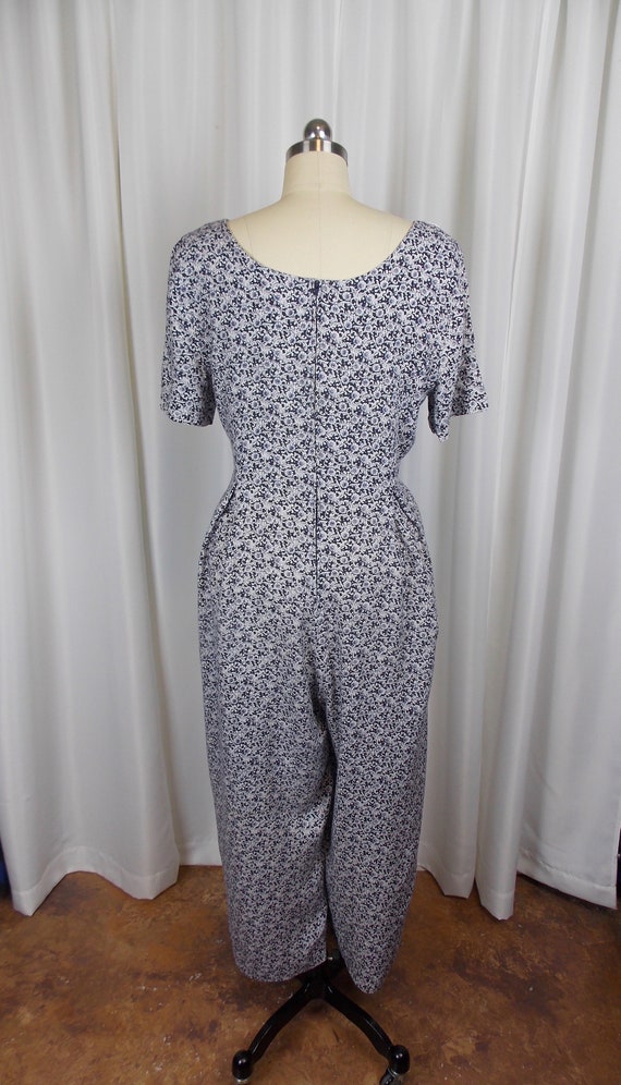 1990's Women's Romper Jumpsuit Chintz Print Size … - image 5