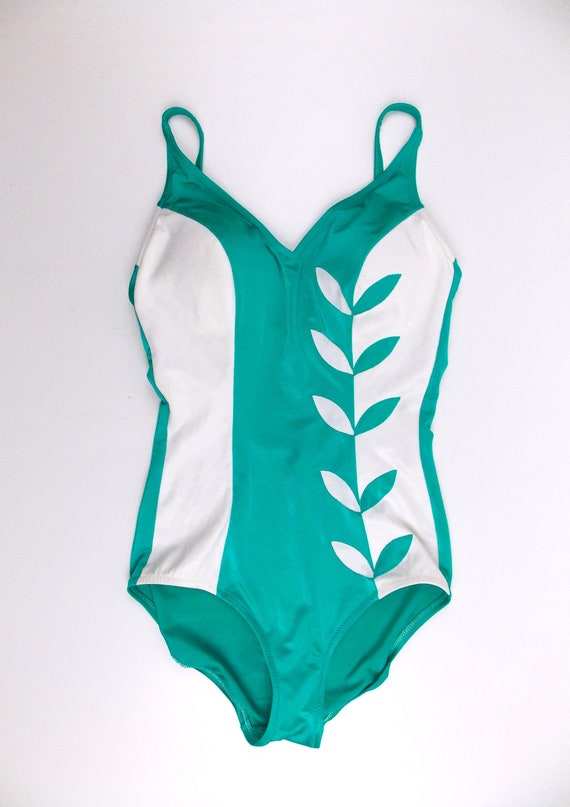 DeWeese Vintage Bathing Suit Swimsuit One Piece M… - image 2