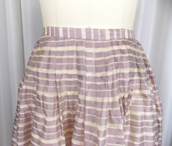1970s Silk Vollbracht Rooster Maxi Skirt main image 1