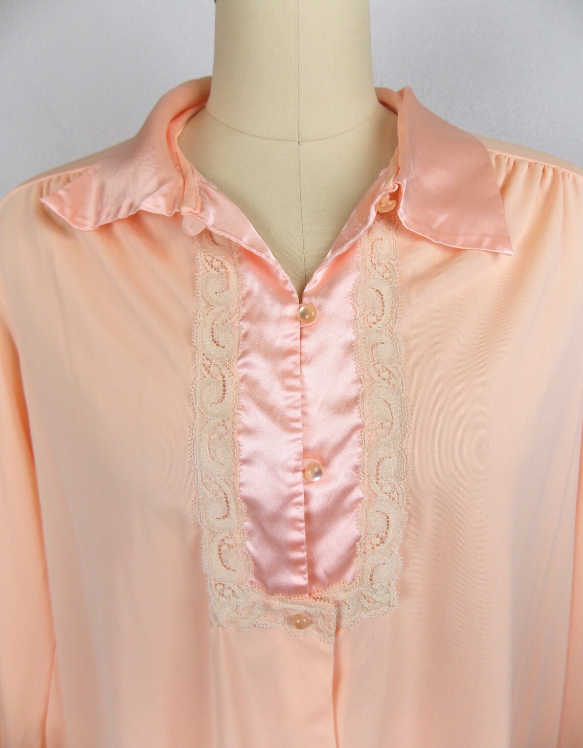 Vintage Two Piece Pajama Lounge Set Gilead Label Size M Etsy