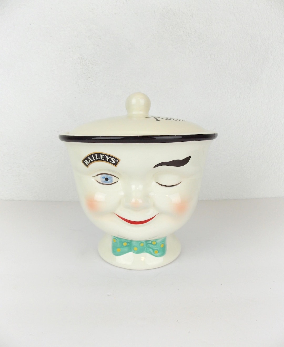 ヴィンテージ ベイリーズ ヤムビスケット クッキージャー 限定版 1996