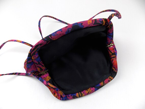 Abstract Print Convertible Shoulder Bag Clutch Pu… - image 4