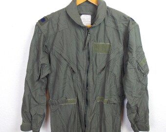 Vintage 1990's Military Flight Suit Coveralls Size 40 Short - Etsy