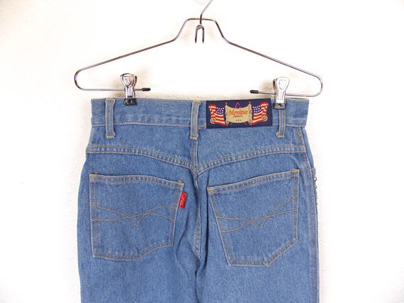 Vintage Rhinestone Studded Monique Jeans High Waisted 27