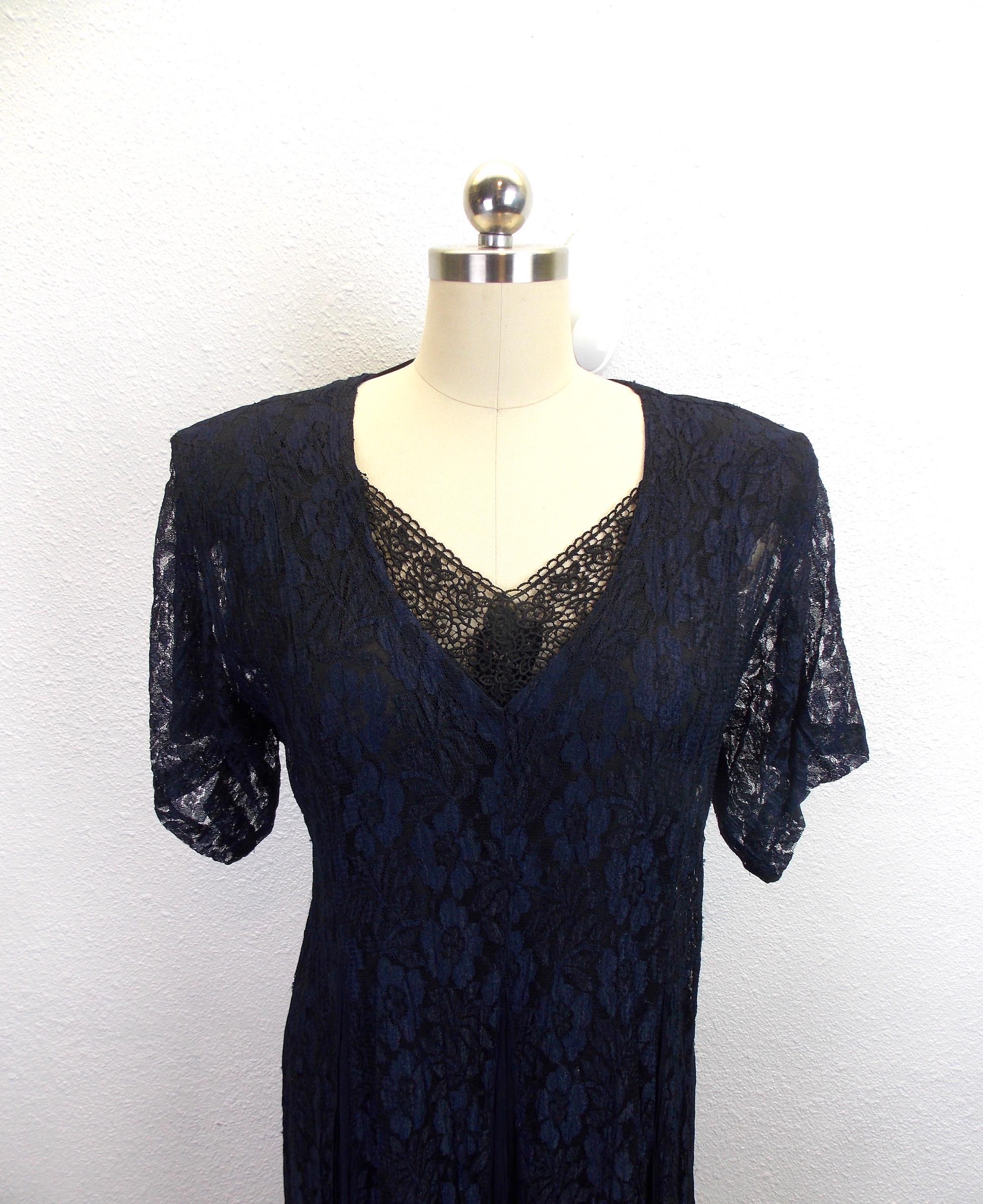chinese dress ladies Lamb Sleeve Lace Midi Dress