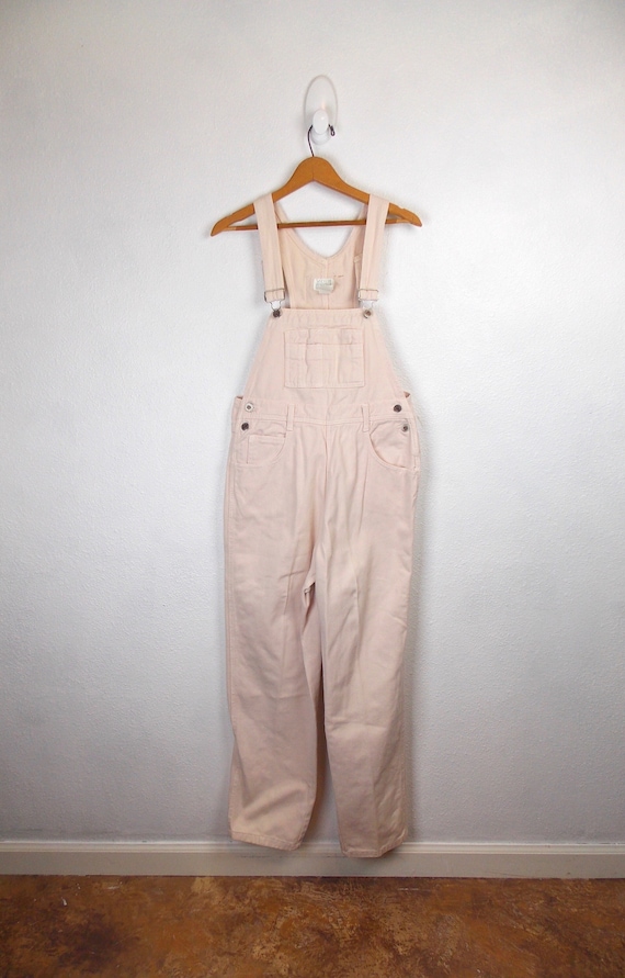 1990's The London Jean Overalls Off White