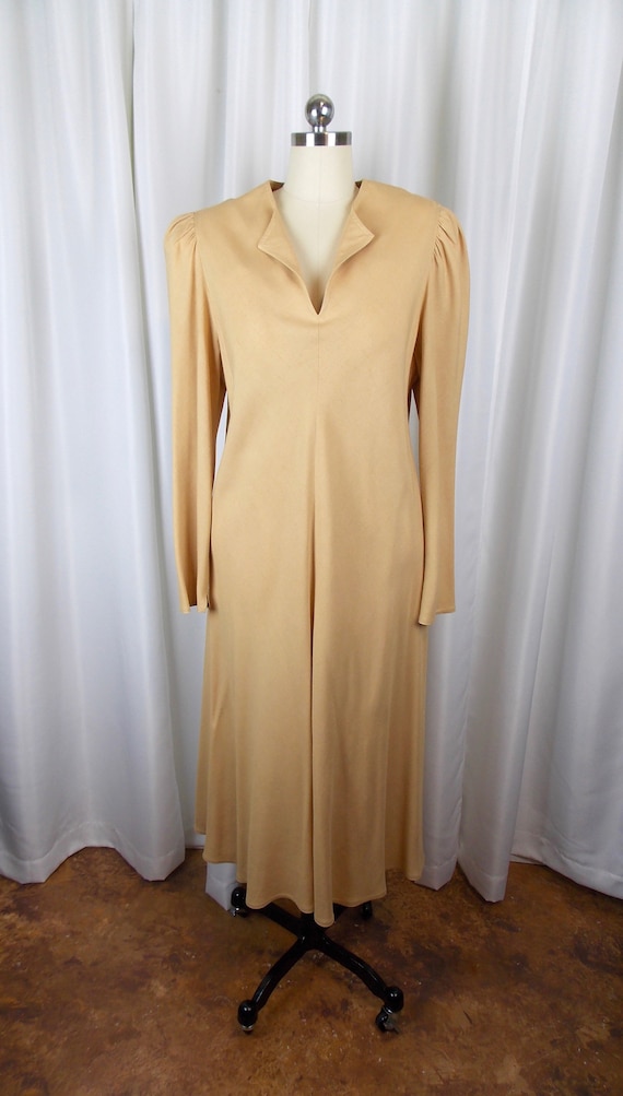 Rita Angelo Linen Dress Large to XL 1980's 1990's