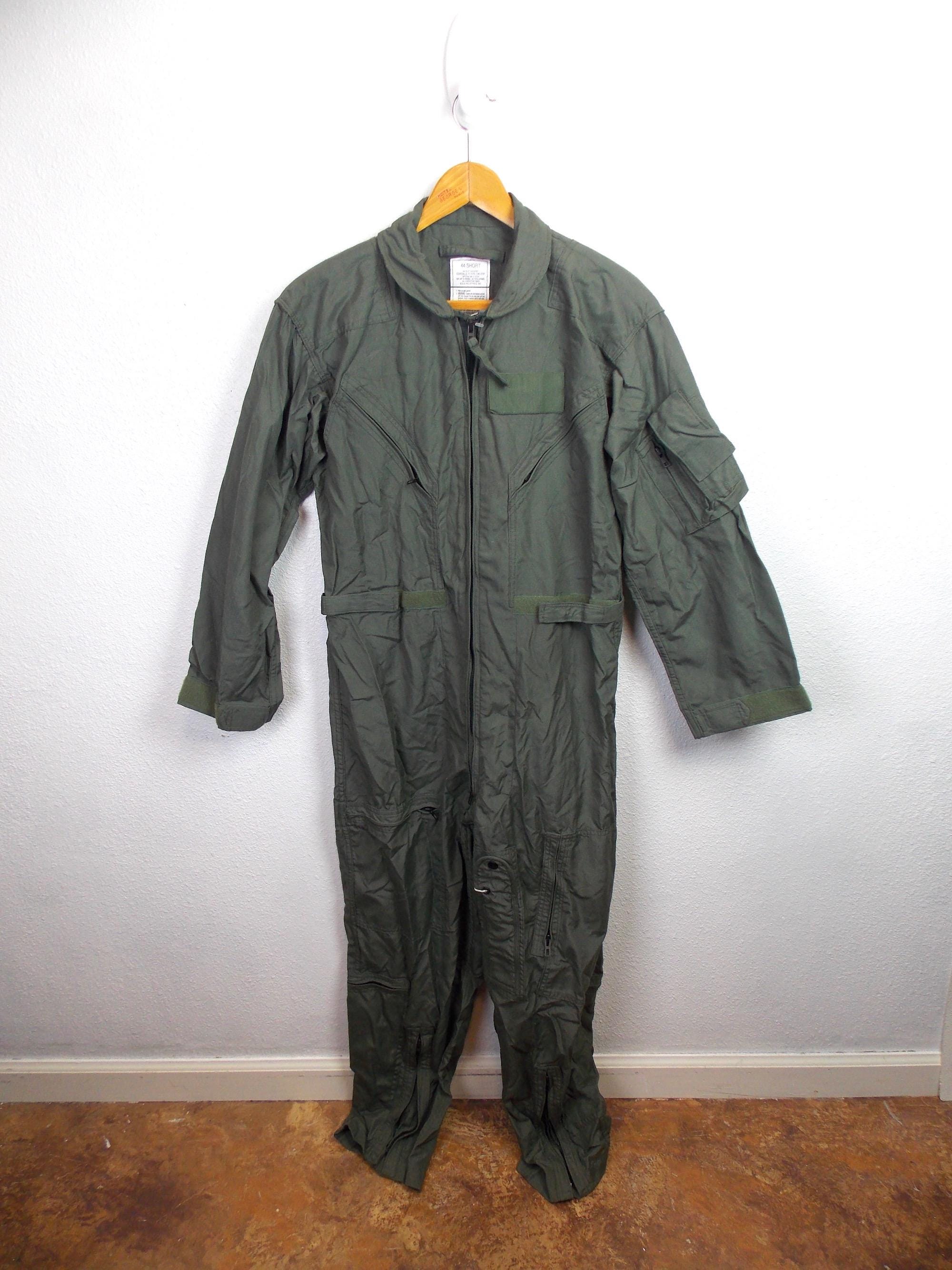 Vintage 1990's Military Flight Suit Coveralls Size 44 Short - Etsy