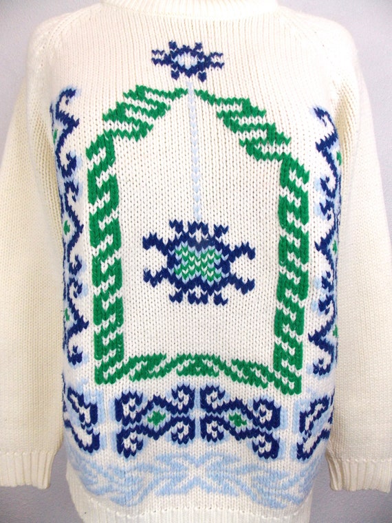 Vintage 1960's Carol Brent Woman's Ski Sweater si… - image 2
