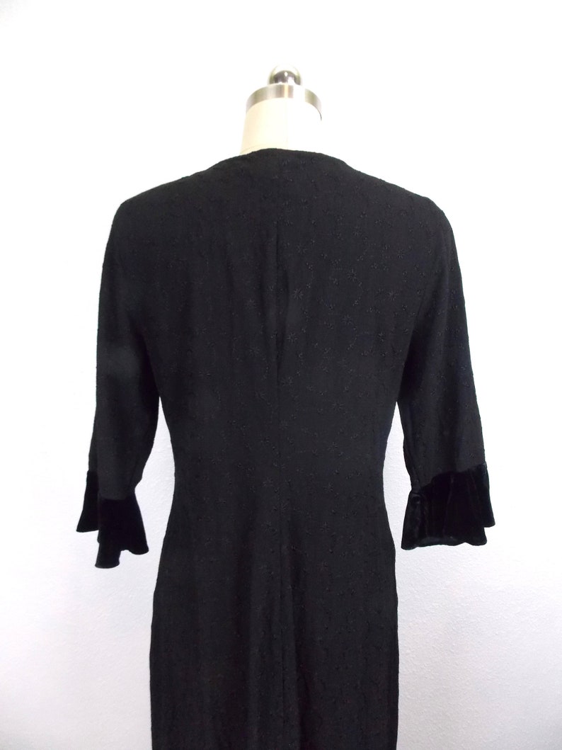 1990's ZOE California Dress Boho Grunge Cottagecore Midi Length Medium image 7