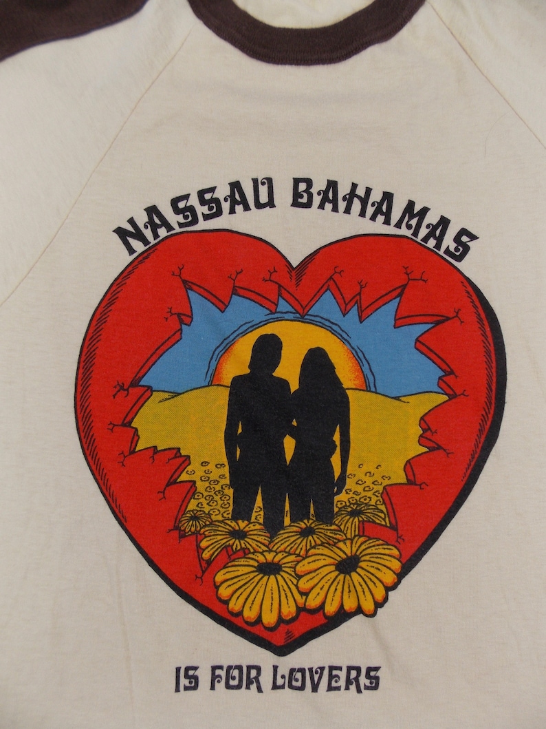 Nassau Bahamas Is For Lovers Vintage T-Shirt