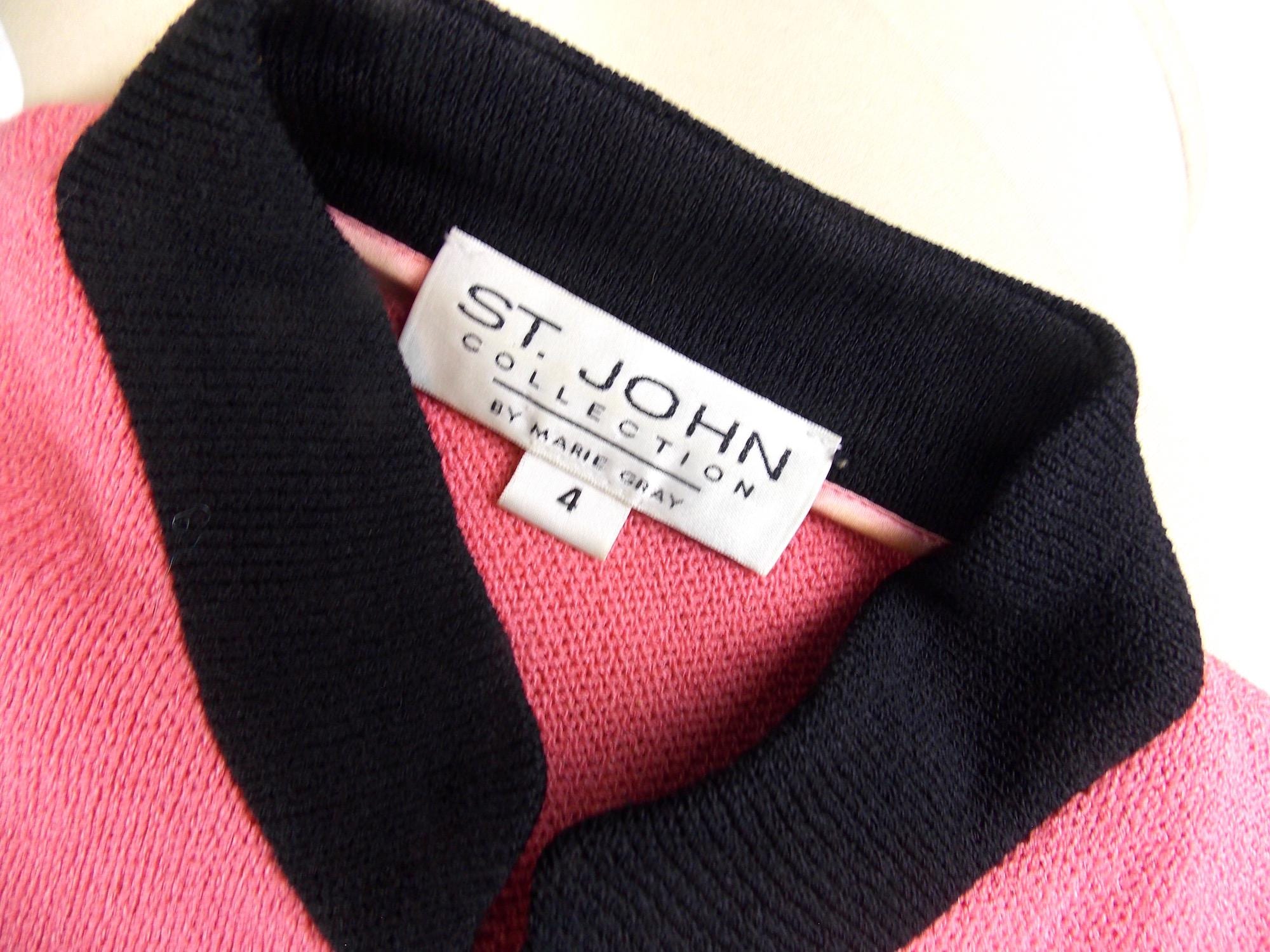 Vintage St John Collection Zippered Cardigan Size 4 - Etsy