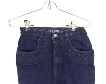 Vaqueros vintage LA BLUES de lavado oscuro, cintura 25