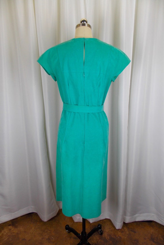 Turquoise Blue Ultra Suede Dress - image 4
