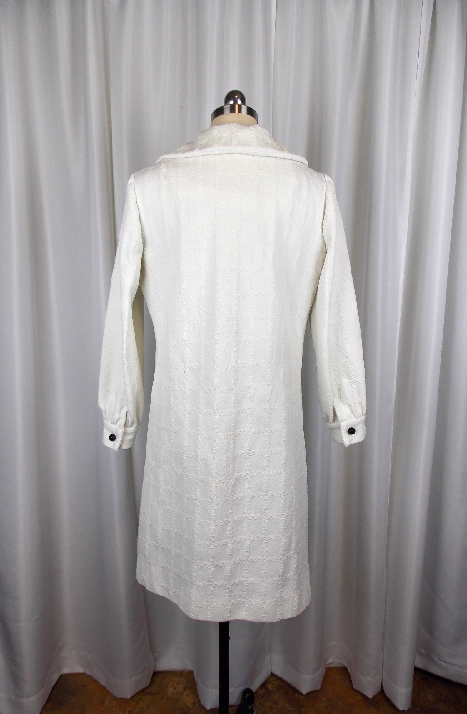 1960's White Knit Dress Nancy Amory Label Size Small - Etsy