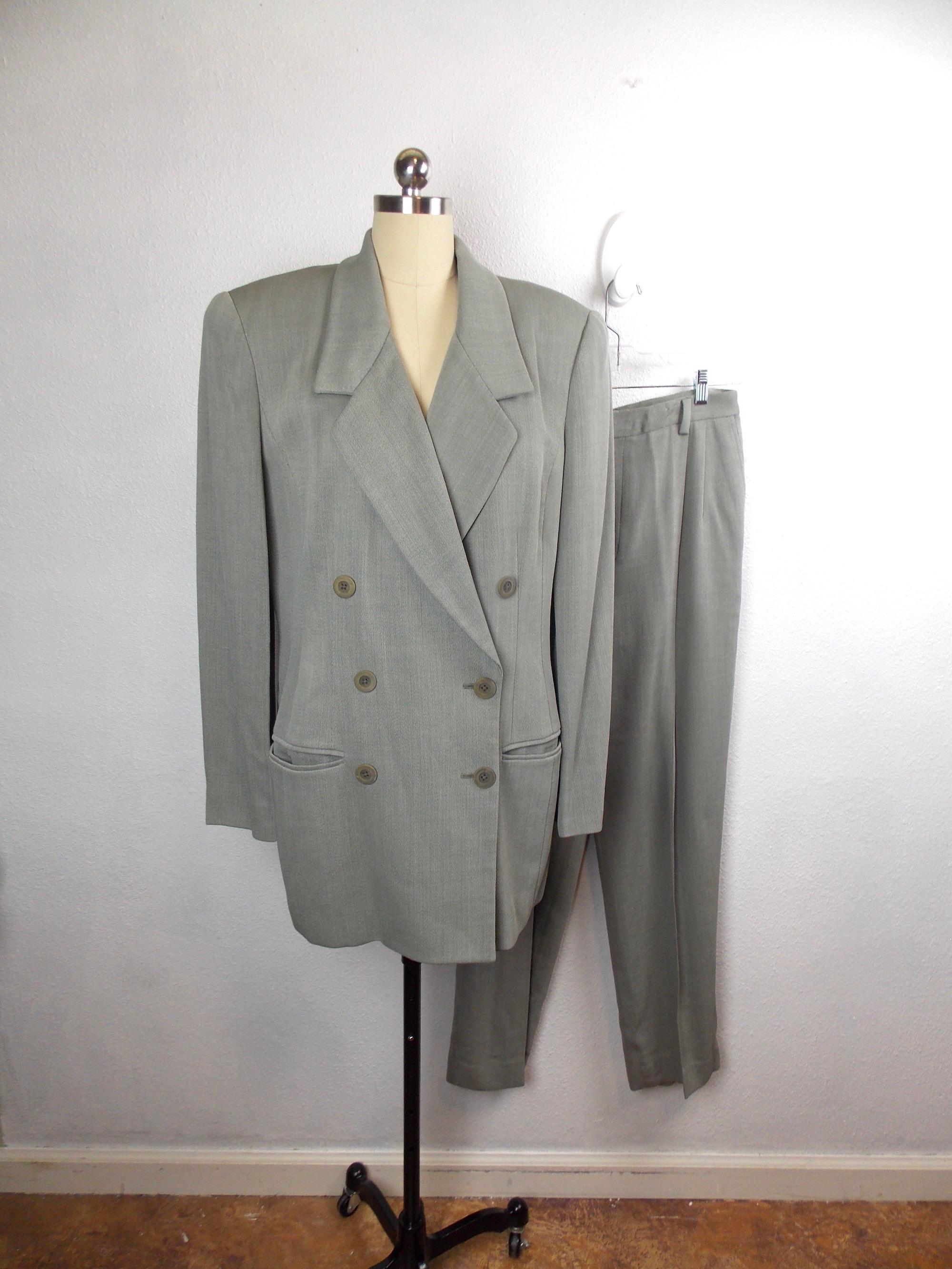 ジャケット・アウター 90s vintage double tailored jacket 90s Double Breasted - Etsy