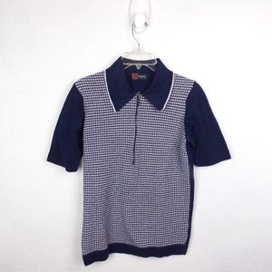 Vintage 1960&#39;s McGregor Short Sleeve Men&#39;s Knit Polo Shirt