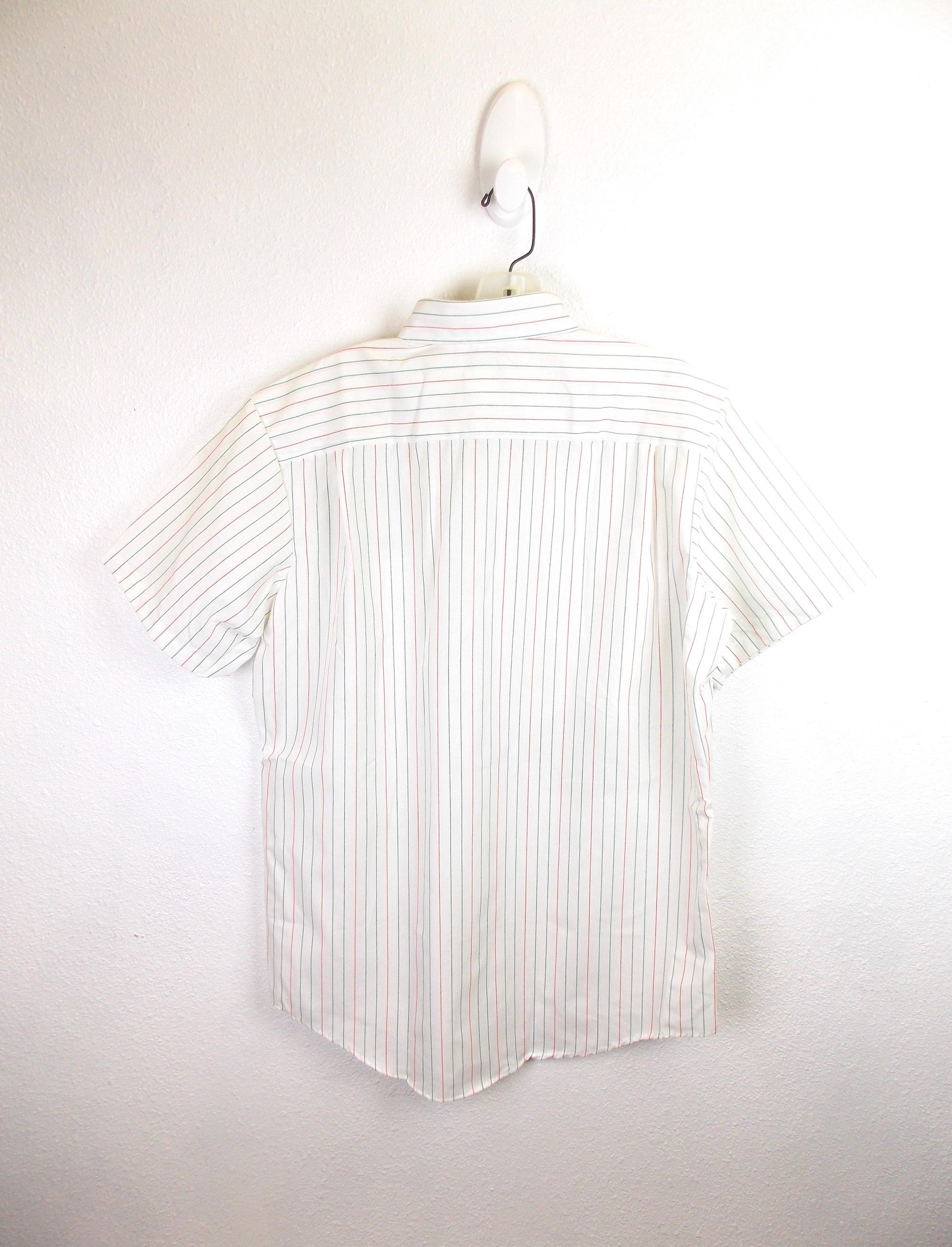 Vintage 7UP Uniform Work Shirt Striped Button Down Short Sleeve - Etsy