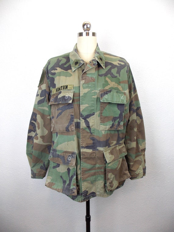Vintage mens military camo Gem
