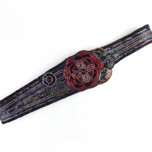 Beaded Cummerbund Style Statement Belt
