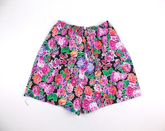 Vintage NOS Floral Print Cotton Shorts
