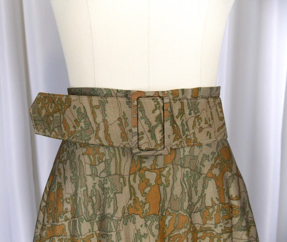 RARE 1970's Bernat Klein Maxi Skirt with Matching… - image 2