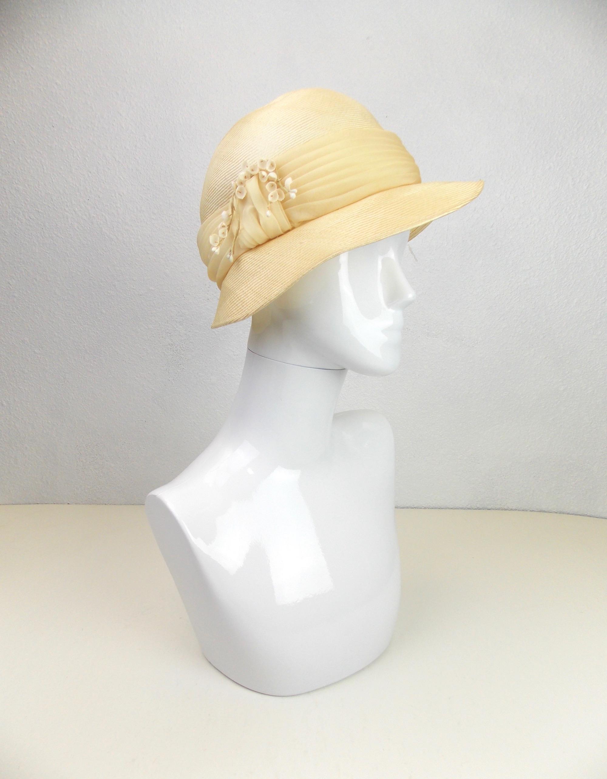 Vintage Frank Olive the gold standard Silver Metallic Hat Frank Olive Hats - Etsy main image 3