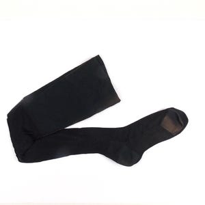 1920's 1930's Women's Silk Stockings in Black
