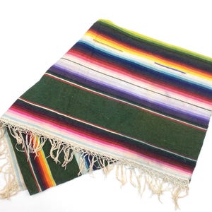 Vintage Serape Saltillo Hand Loomed Decke