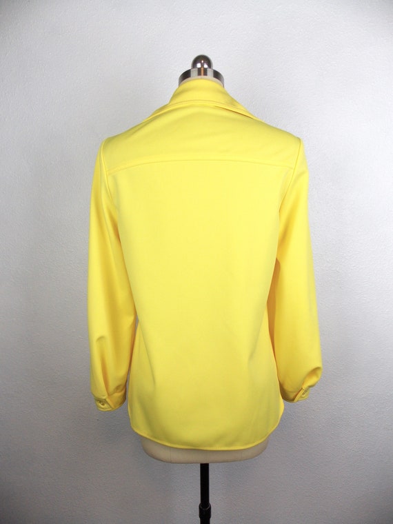1970's Jack Winter Shirt Jacket in Bright Yellow - image 3