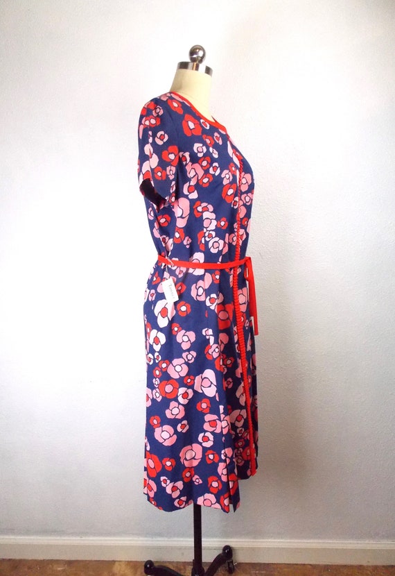 1970's NOS Floral Print Dress Tanner of North Car… - image 3