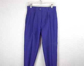 1980's LizSport Stirrup Pants Cornflower Blue