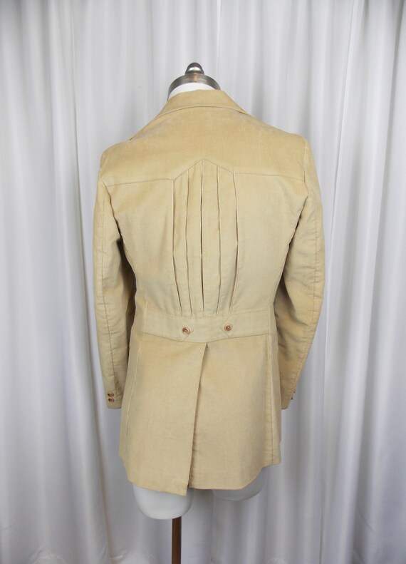 Vintage 1970'S corduroy jacket, men's size L unclear Blue type light blue Vintage Second Hand