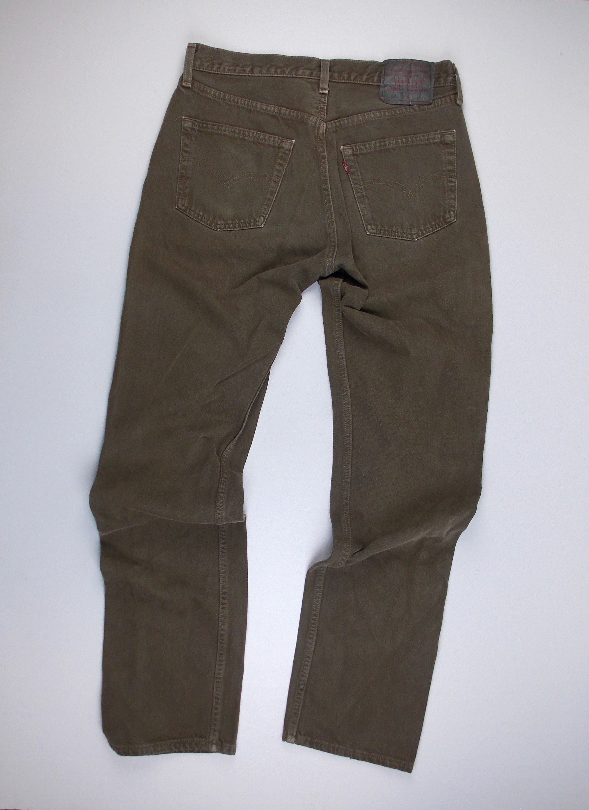 1990's Levi's 501 Brown Twill Pants Jeans W33 L34 - Etsy 1990's Levi's 501 Brown Twill Pants Jeans W33 L34 - Etsy