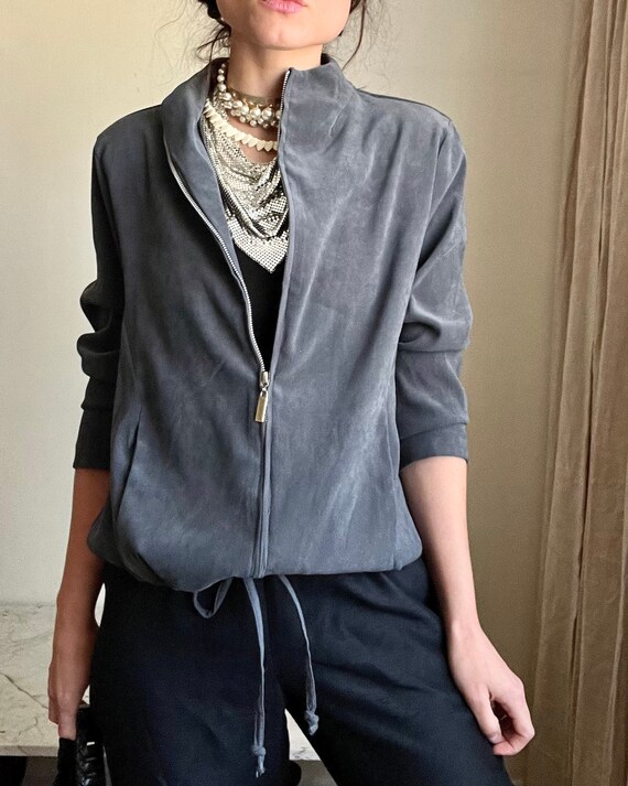 vintage smoky sage jacket Gem