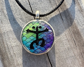 Colorful Taino symbol necklaces, coqui pendant sol,hibiscus flower necklace, Puerto Rico art,unique jewelry gift for mom sister,mothers day