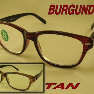 6.50 or +7.00 Super strong readers, Extra strong magnifiers, Assorted colors R444