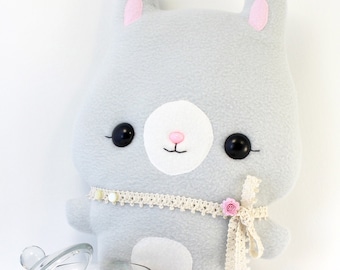 Kawaii Bunny Plush Sewing Pattern - 13 Inch Beginner Stuffed Animal PDF