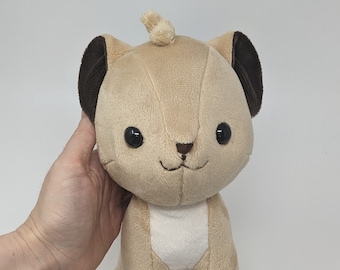 Bébé lionceau en peluche fait main gros chat