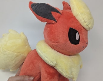 Handmade anime fire fox monster plush plushie