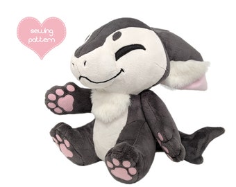 wolf plush pattern free