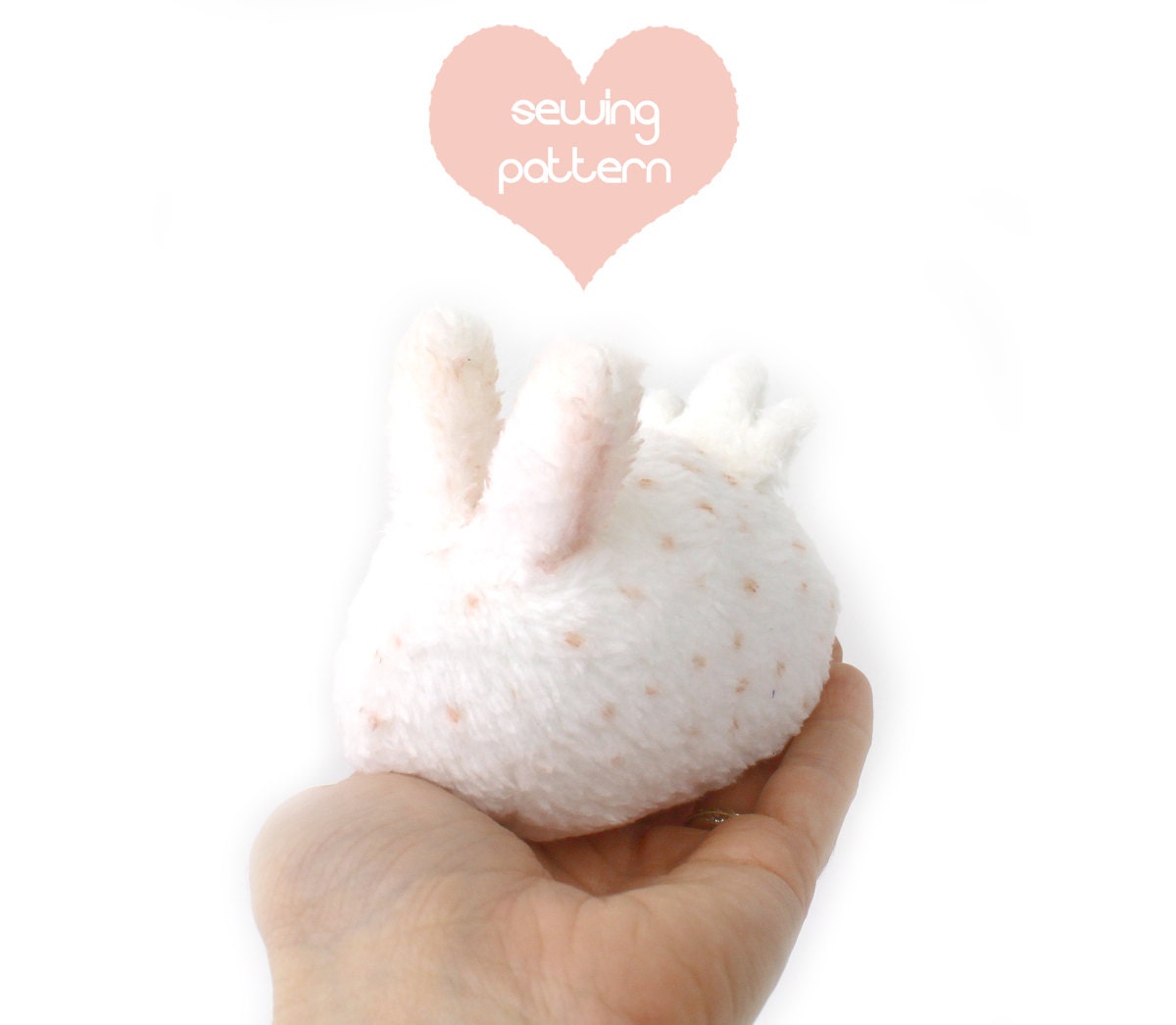 Plush sewing pattern PDF Sea bunny 4in sea slug w/rodent patterns - h…