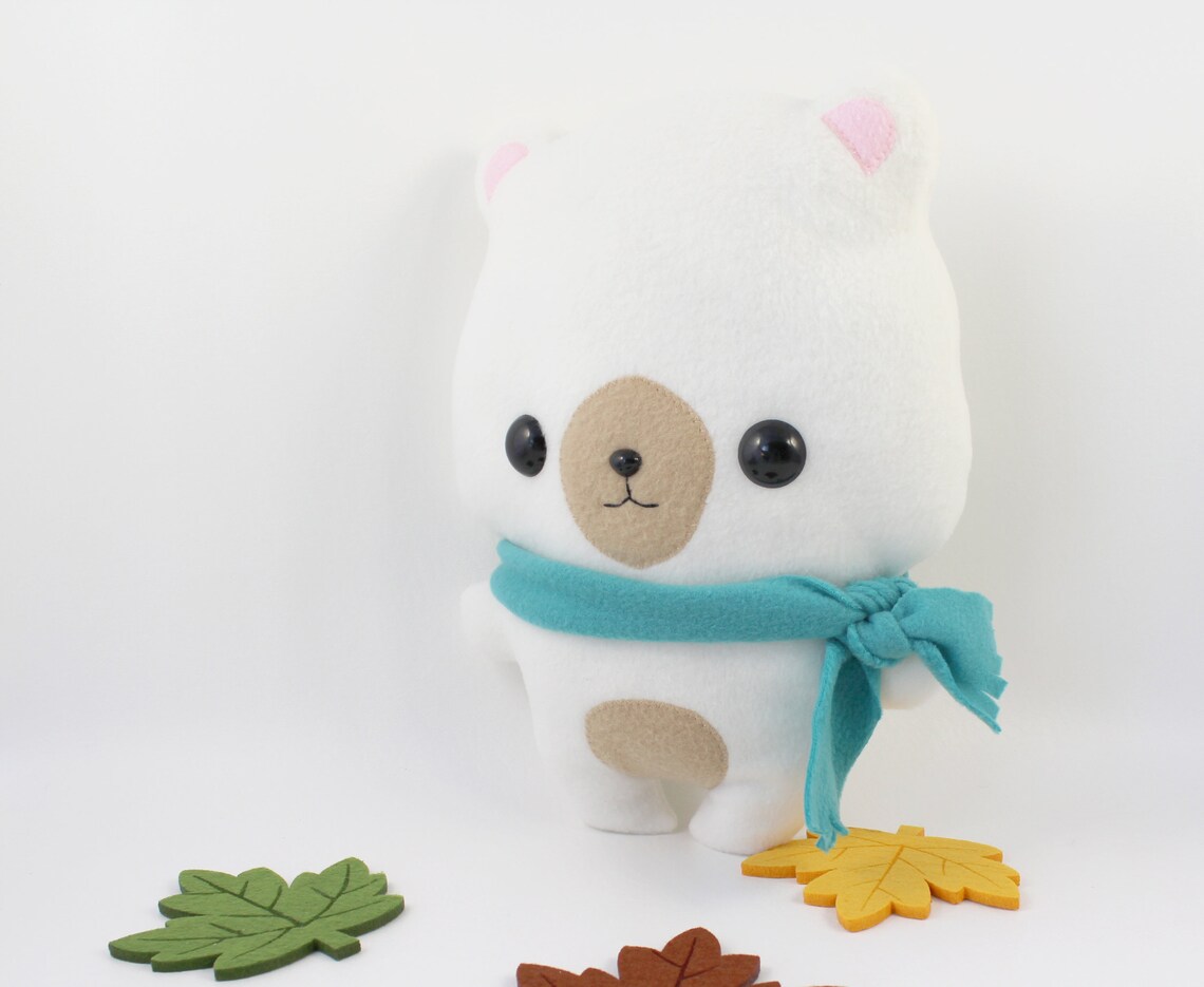 Plush Sewing Pattern PDF Kawaii Bear Stuffed Animal Large Etsy Canada