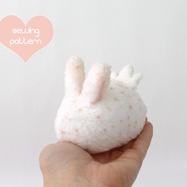 Plush sewing pattern PDF Sea bunny and rodent bundle 4in sea slug - hamster mouse rat guinea pig chinchilla bunny rabbit gerbil gopher easy