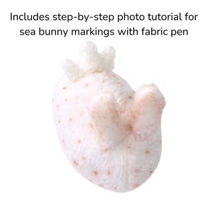 Kawaii Sea Bunny Plush Sewing Pattern Bundle - Sea Slug & Rodent Stuffed Animal PDF image 4
