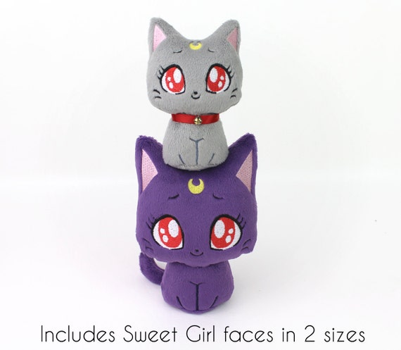Ith In The Hoop Plush Pattern Cat Sailor Moon Luna Diana Etsy Ith In The Hoop Plush Pattern Cat Sailor Moon Luna Diana Etsy